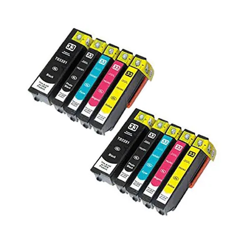 Kompatibel zu Epson 33XL / T3357 Multipack  10 Stk. (2C,2Y,2M,2BK,2PBK)