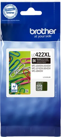 Original Brother LC422XLBK (LC-422XLBK) Druckerpatrone Schwarz