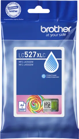 Original Brother LC 527XLC Druckerpatrone Cyan