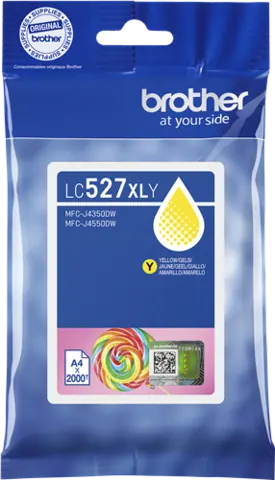 Original Brother LC 527XLY Druckerpatrone Gelb