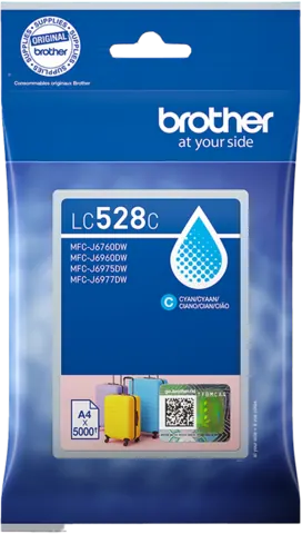 Original Brother LC528C Druckerpatrone Cyan