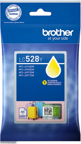 Original Brother LC528Y Druckerpatrone Gelb