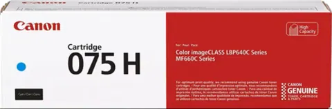Original Canon 075 hc / 6368C002 Toner Cyan