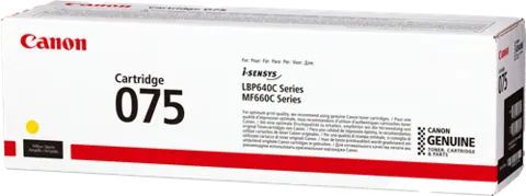 Original Canon 075 y / 6362C002 Toner Gelb