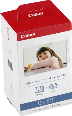 Canon KP-108IN / 3115B001 Farbbandkassetten und Papier-Kit