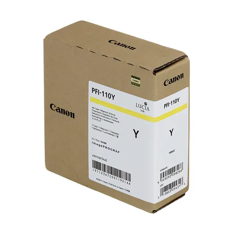 Original Canon PFI-110y (2367C001) Druckerpatrone Yellow