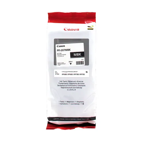 Original Canon PFI-207mbk (8788B001) Druckerpatrone Schwarz (matt)