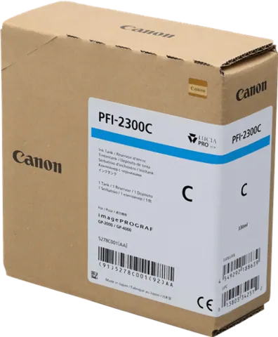 Original Canon PFI-2300c (5278C001) Cyan Tintenpatrone