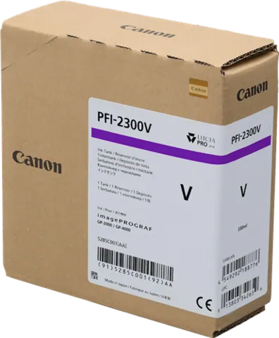 Original Canon PFI-2300v (5285C001) Violett Tintenpatrone