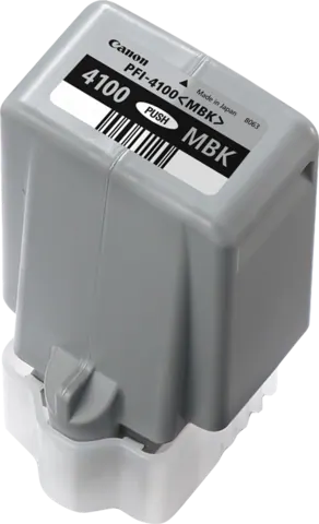 Original Canon PFI-4100mbk / 6776C001 Druckerpatrone Schwarz (Matt)