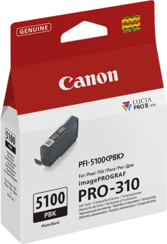 Original Canon PFI-5100pbk / 6952C001 Druckerpatrone Foto Schwarz