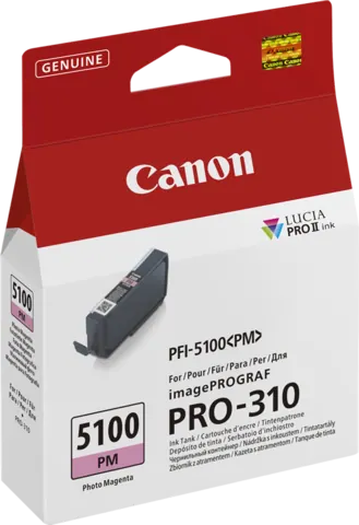 Original Canon PFI-5100pm / 6957C001 Druckerpatrone Magenta Foto