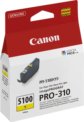 Original Canon PFI-5100y / 6955C001 Druckerpatrone Gelb