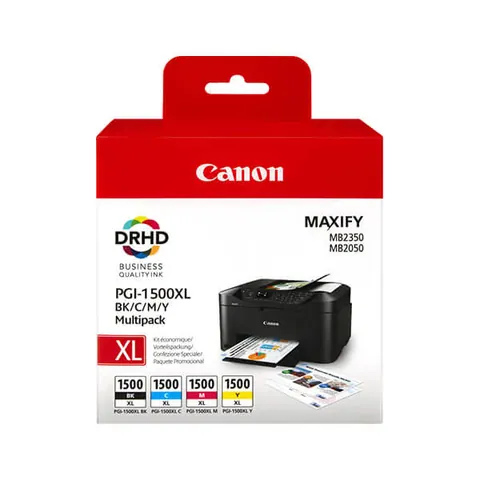 Original Canon (9182B010) PGI-1500 XL Tinten Spar-Set (4 Stk.)