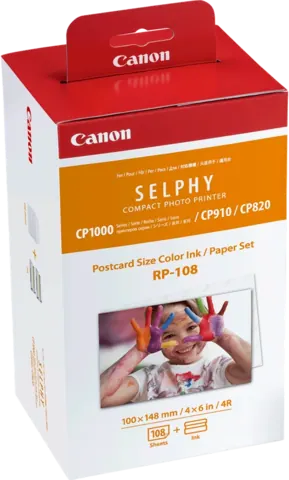 Canon RP-108 / 8568B001 Farbbandkassetten und Papier-Kit