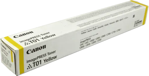 Original Canon T01 y / 8069B001 Toner Gelb