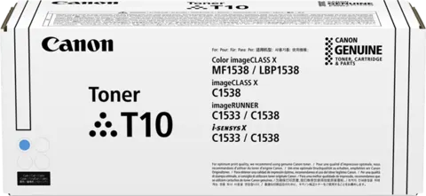 Original Canon T10 c / 4565C001 Toner Cyan