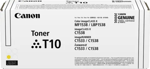 Original Canon T10 y / 4563C001 Toner Gelb