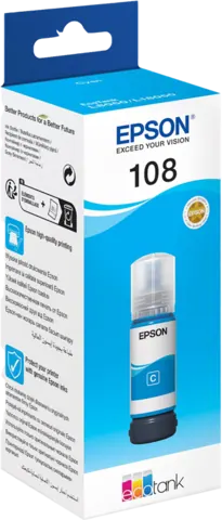 Original Epson 108 / C13T09C24A Druckerpatrone Cyan