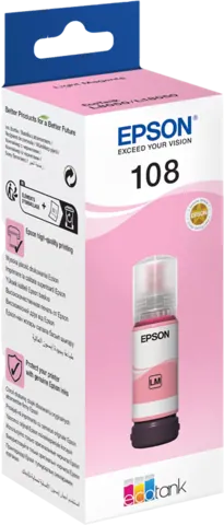 Original Epson 108 / C13T09C64A Druckerpatrone Light Magenta