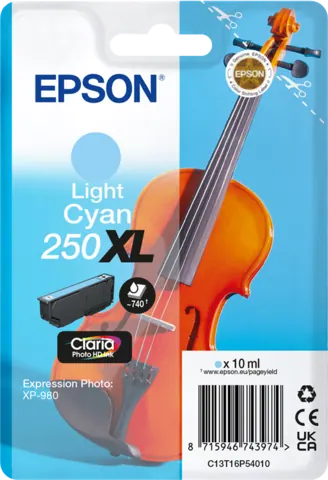 Original Epson 250 XL / C13T16P54010 Druckerpatrone Light Cyan