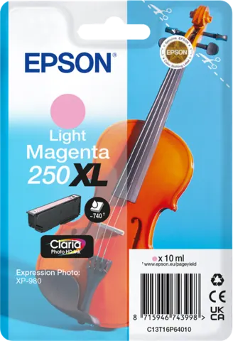 Original Epson 250 XL / C13T16P64010 Druckerpatrone Light Magenta