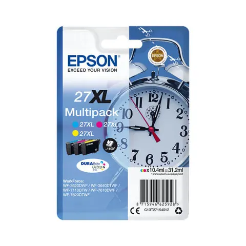 Original Epson T2715 / 27XL (C13T27154012) Tinten Spar-Set