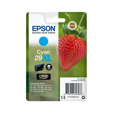 Original Epson (C13T29924012) T2992 / 29XL Tinte Cyan