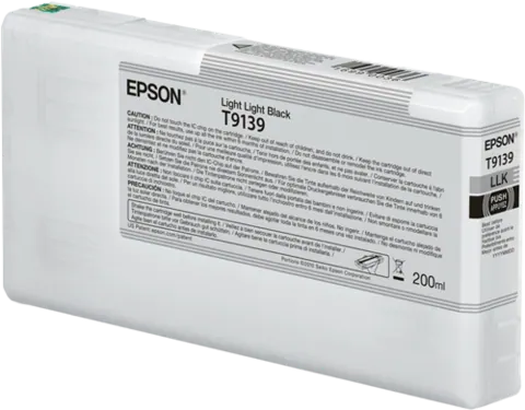 Original Epson T9139 (C13T913900) Light Light Schwarz Tintenpatrone