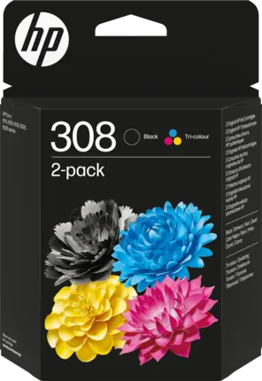 Original HP 308 / 6L6S6UE Druckerpatronen Multipack