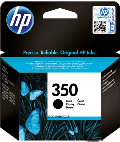 Original HP 350 (CB335EE) Tintenpatrone Schwarz