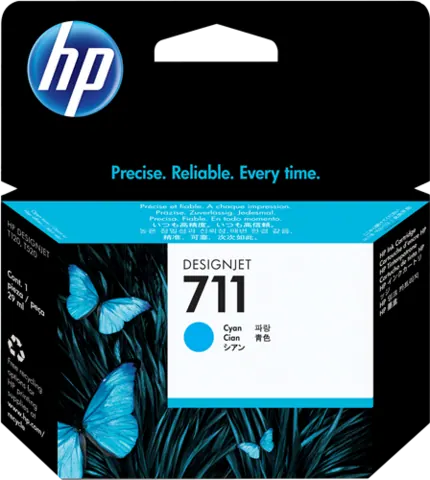 Original HP 711 Cyan Tintenpatrone (CZ130A)