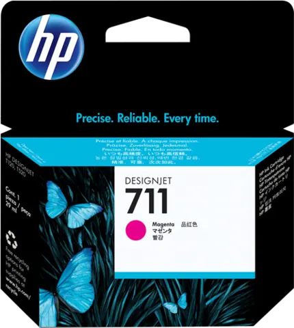 Original HP 711 Magenta Tintenpatrone (CZ131A)