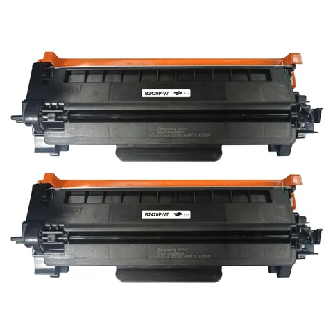 Kompatibel zu Brother TN-2420 Toner Black Spar-Set (2 Stk.)