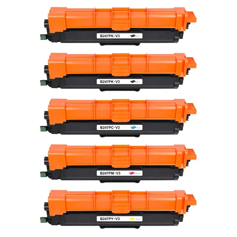 Kompatibel zu Brother TN-247 CMYK Toner Spar-Set (5 Stk.)