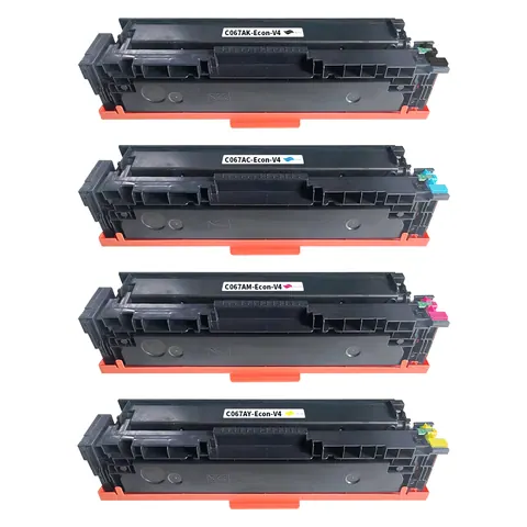Kompatibel zu Canon 067 Toner  Spar Set (4 Stk.)