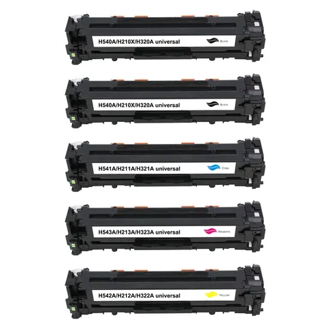 Kompatibel zu HP CB540A / 125A Toner Spar-Set (5 Stk.)