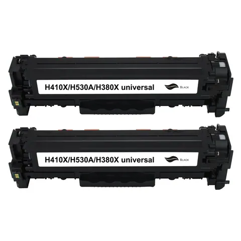 Kompatibel zu HP CC530A / 304A Toner Black Spar-Set (2 Stk.)