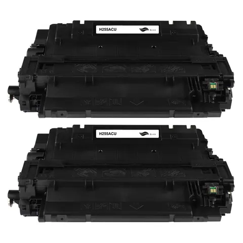 Kompatibel zu HP CE255X Toner Black Spar-Set (2 Stk.)