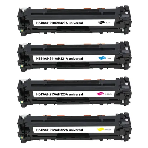 Kompatibel zu HP CE320A / 128A Toner Spar-Set (4 Stk.)