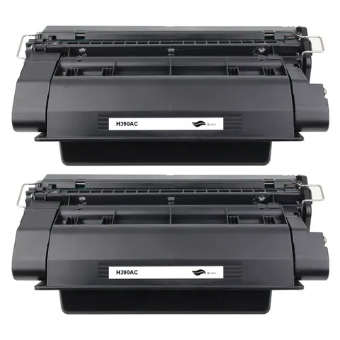 Kompatibel zu HP CE390X / 90X Toner Black Spar-Set (2 Stk.)