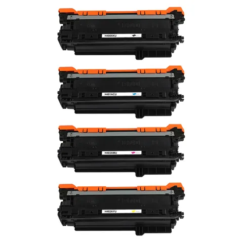 Kompatibel zu HP CE400X / (507A) / Canon 732 Toner Spar-Set (4 Stk.)