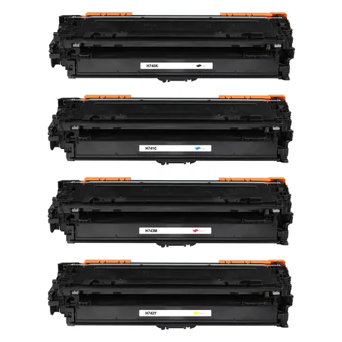 Kompatibel zu HP CE740A / 307A Toner Spar-Set (4 Stk.)