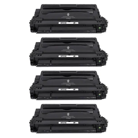 Kompatibel zu HP CF214X Toner Black Spar-Set (4 Stk.)