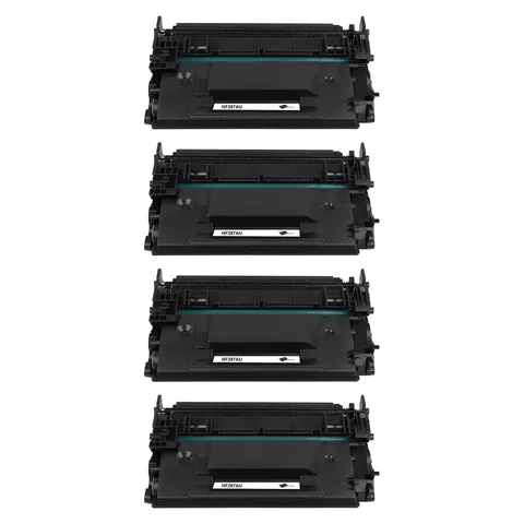 Kompatibel zu HP CF287X / 87X Toner Black Spar-Set (4 Stk.)