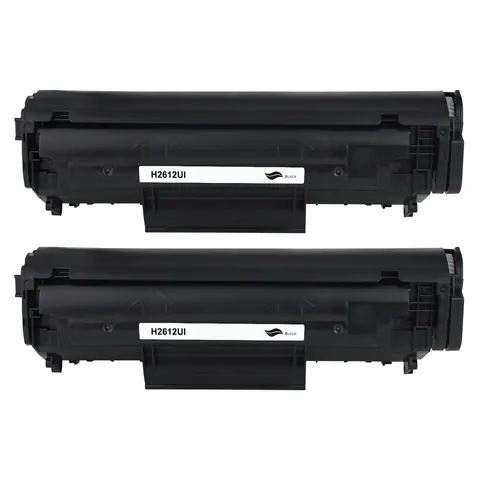 Kompatibel zu HP Q2612X Toner Black Spar-Set (2 Stk.)