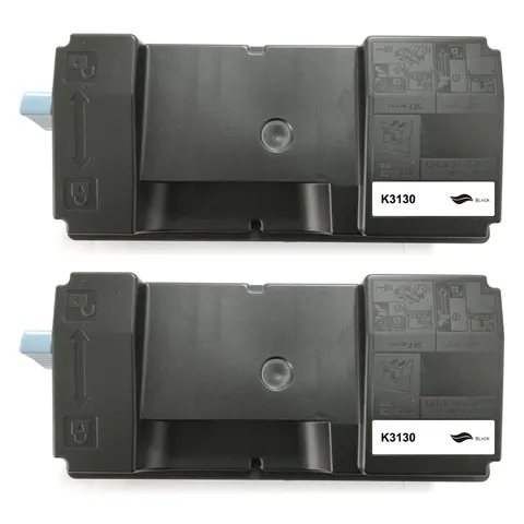 Kompatibel zu Kyocera TK-3130 (1T02LV0NL0) Toner Black Spar-Set 2 Stk