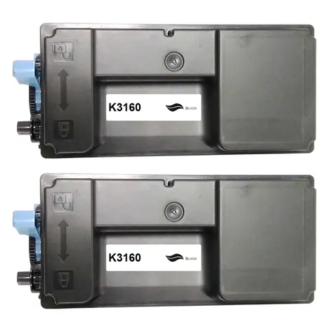 Kompatibel zu Kyocera TK-3160 Toner Black Spar-Set 2 Stk.