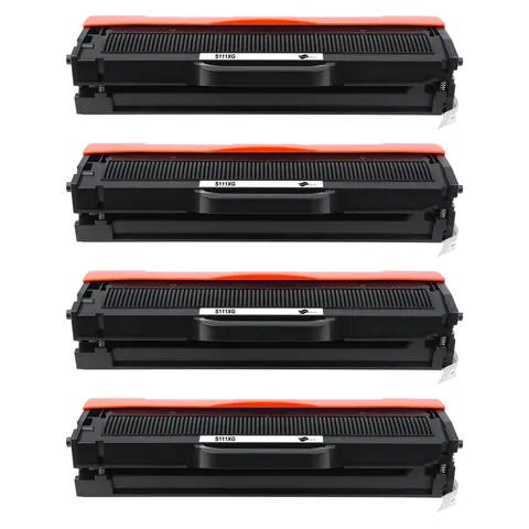 Kompatibel zu Samsung MLT-D111L Toner Schwarz Spar-Set 4 Stk.