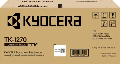 Original Kyocera TK-1270 / 1T0C140NL0 Toner Schwarz